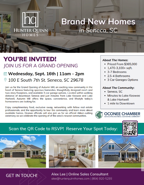 Ribbon Cutting - Hunter Quinn Homes