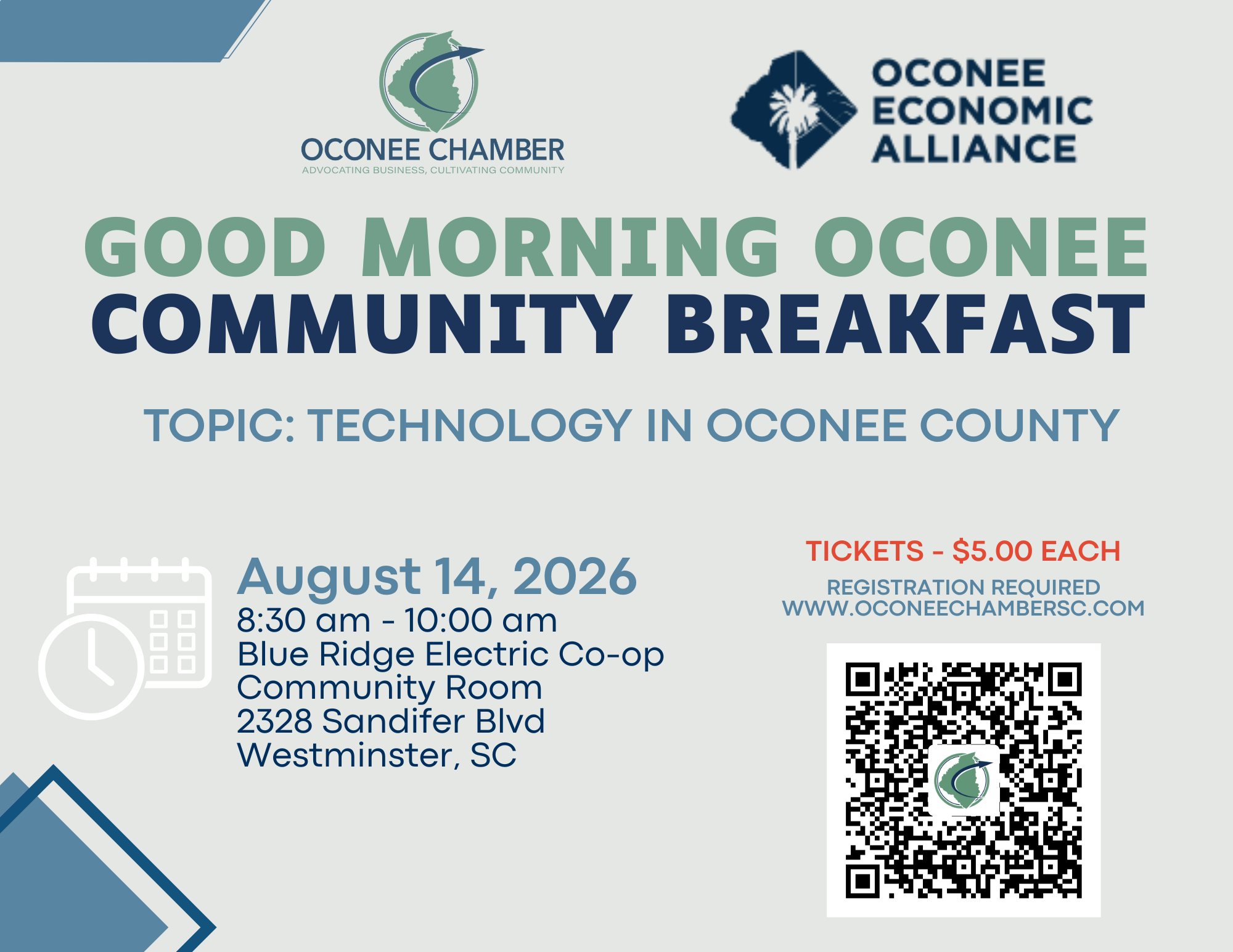 Community Breakfast - Technology in Oconee County