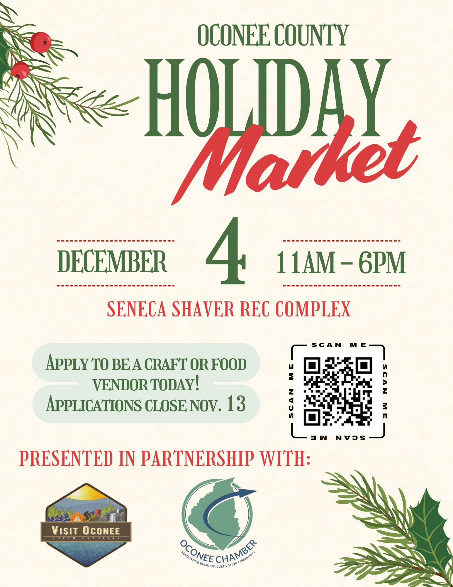 2026 Oconee Holiday Market