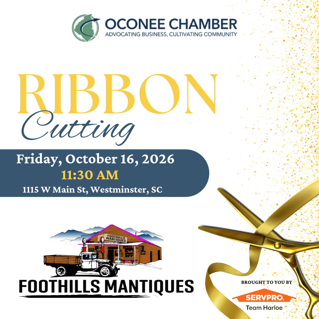 Ribbon Cutting - Foothills Mantiques