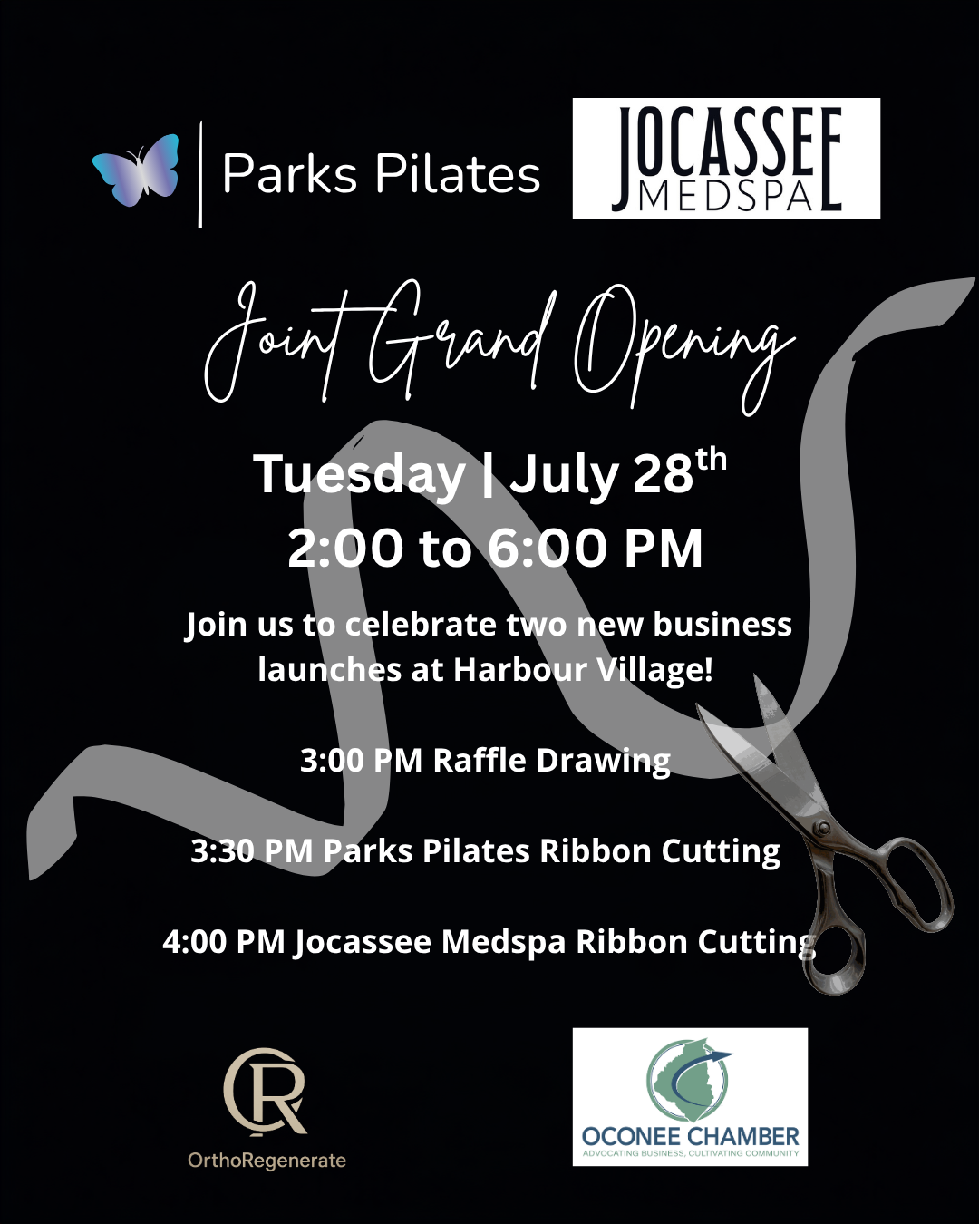 Ribbon Cutting - Parks Pilates & Jocassee Medspa