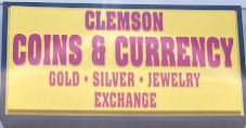 Clemson Coins, Currency And Bullion